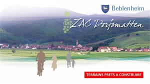 terrain a batir à la vente -   68980  BEBLENHEIM, surface 392 m2 vente terrain a batir - UBI461146202